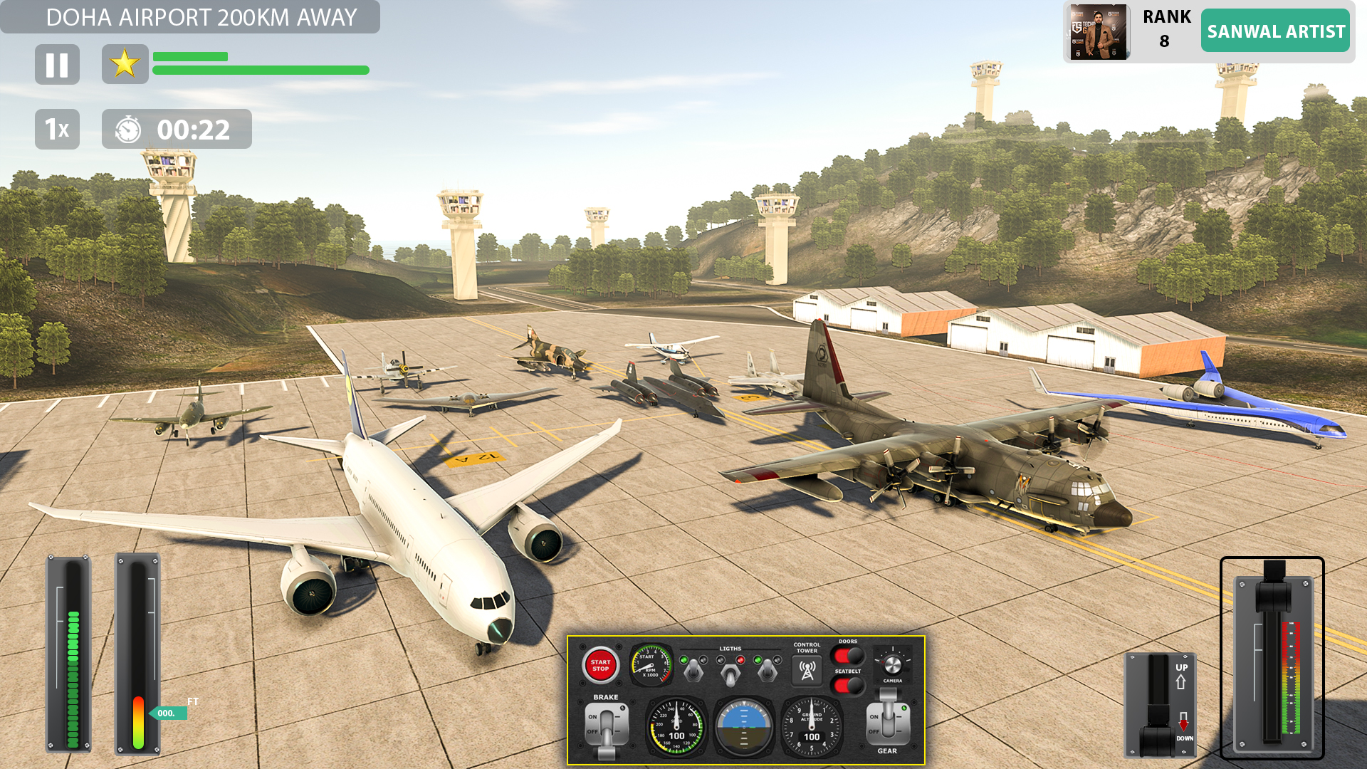 اسکرین شات 5 بازی TakeOff Fly Airplane Simulator