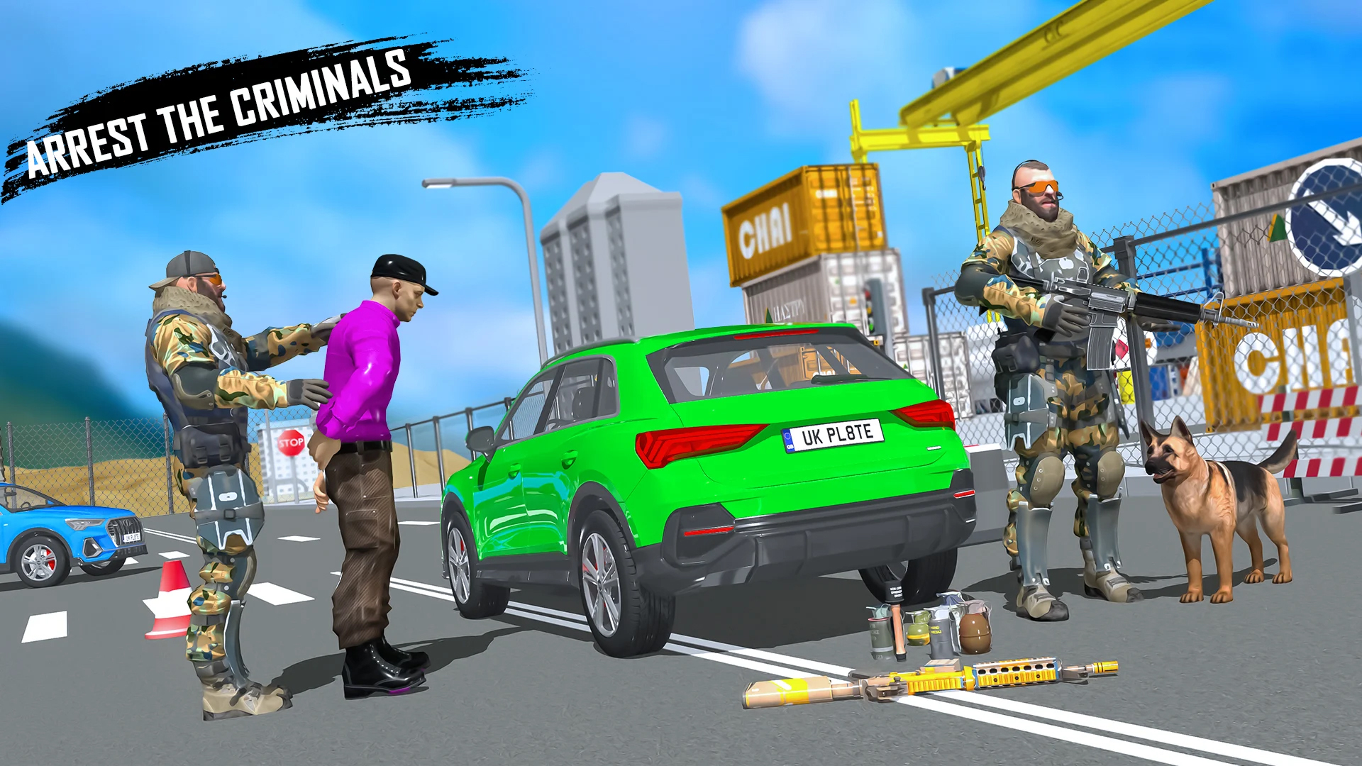 اسکرین شات 4 برنامه Border Patrol Police Duty Game