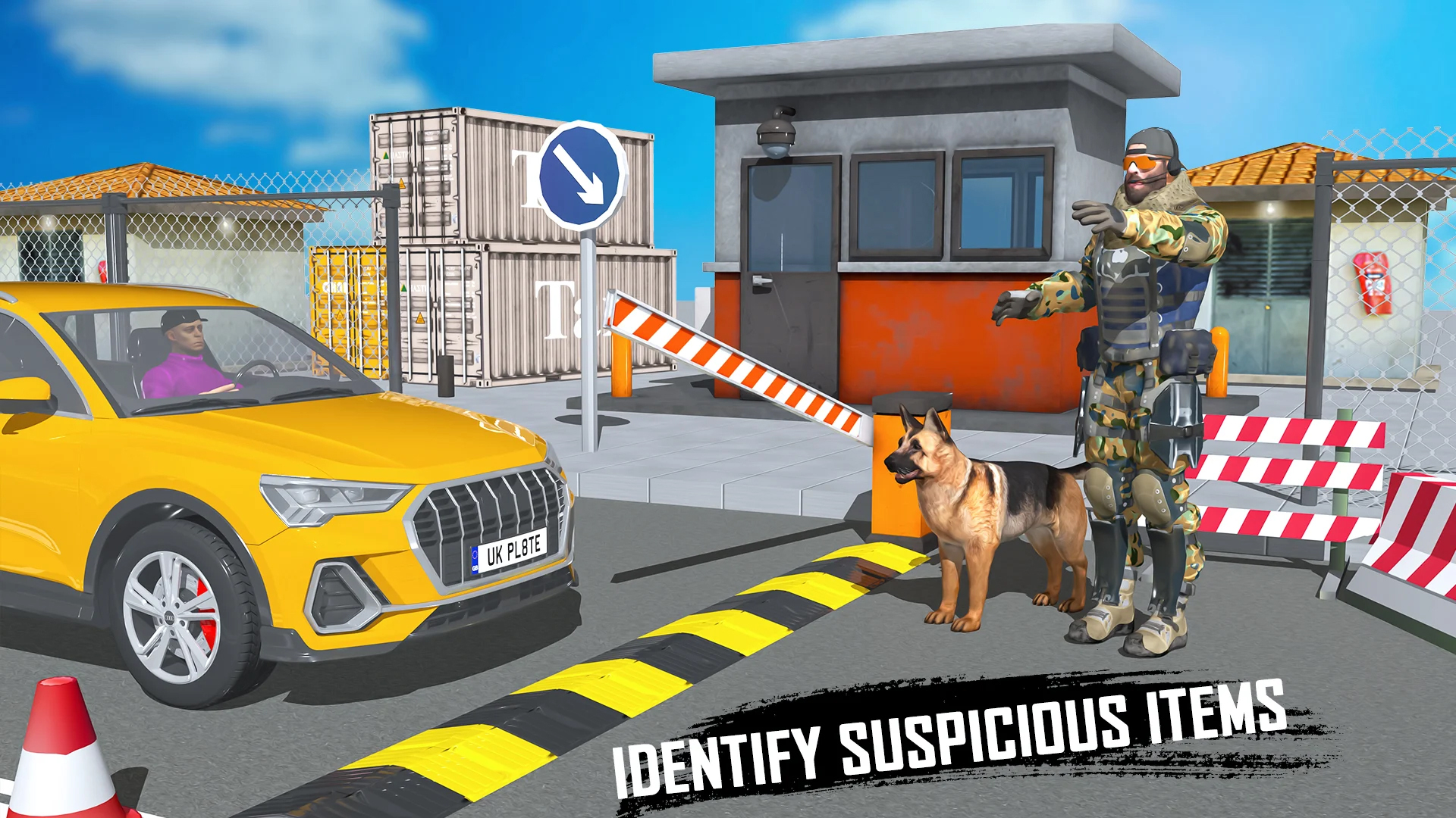 اسکرین شات 3 برنامه Border Patrol Police Duty Game