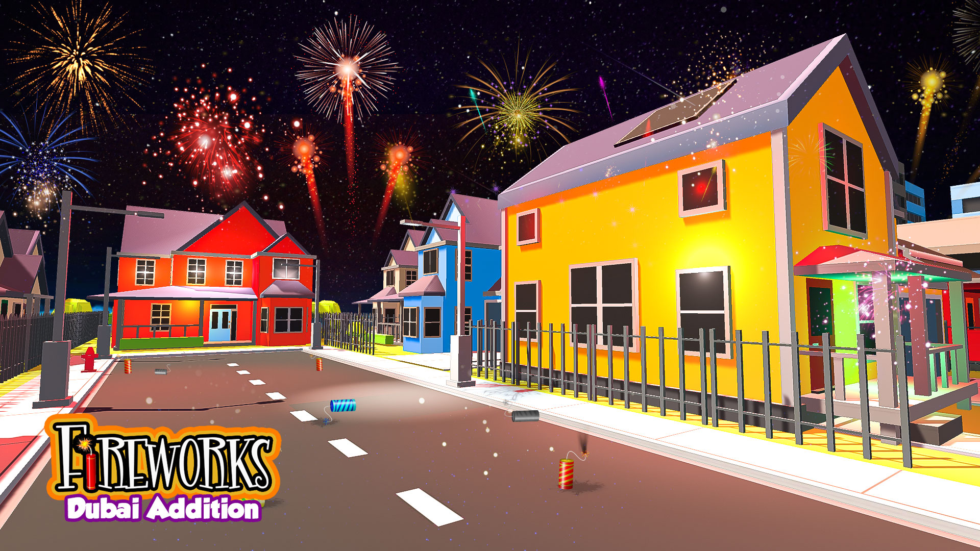 اسکرین شات 3 برنامه Fireworks Boy Simulator Dubai