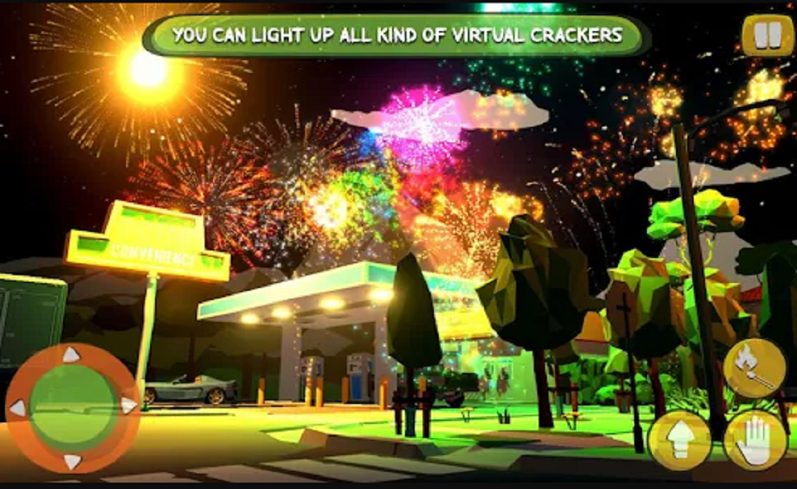 اسکرین شات 3 برنامه Fireworks Boy Simulator 3D