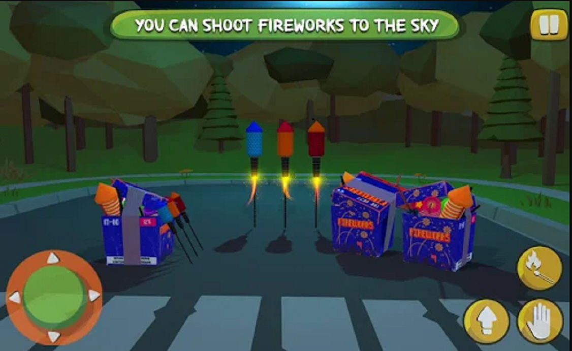 اسکرین شات 4 برنامه Fireworks Boy Simulator 3D