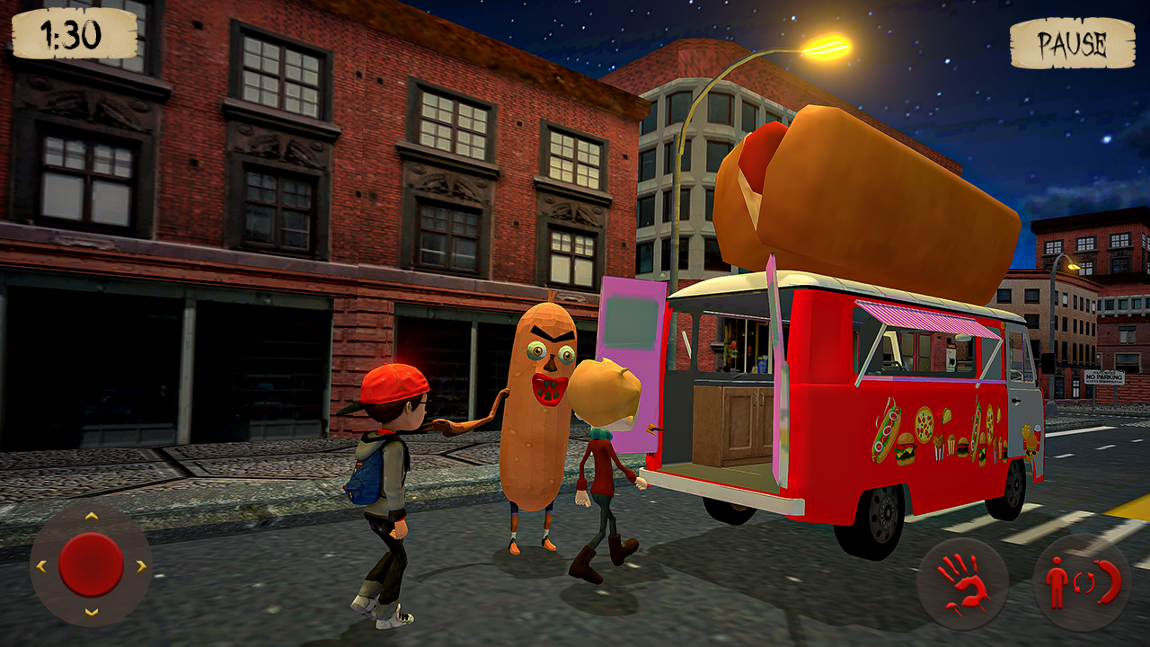 اسکرین شات 2 بازی Scary Sausage Horror Evil Game