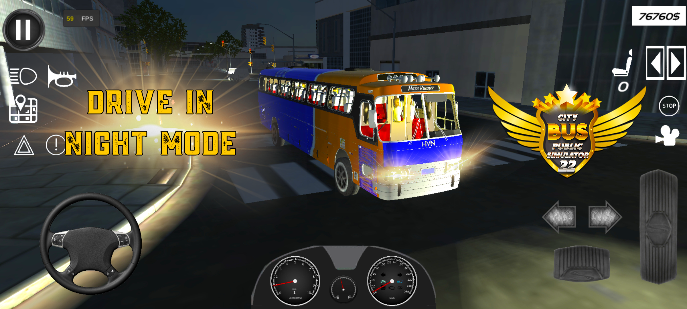 اسکرین شات 4 بازی Public Bus Driver : City Coach