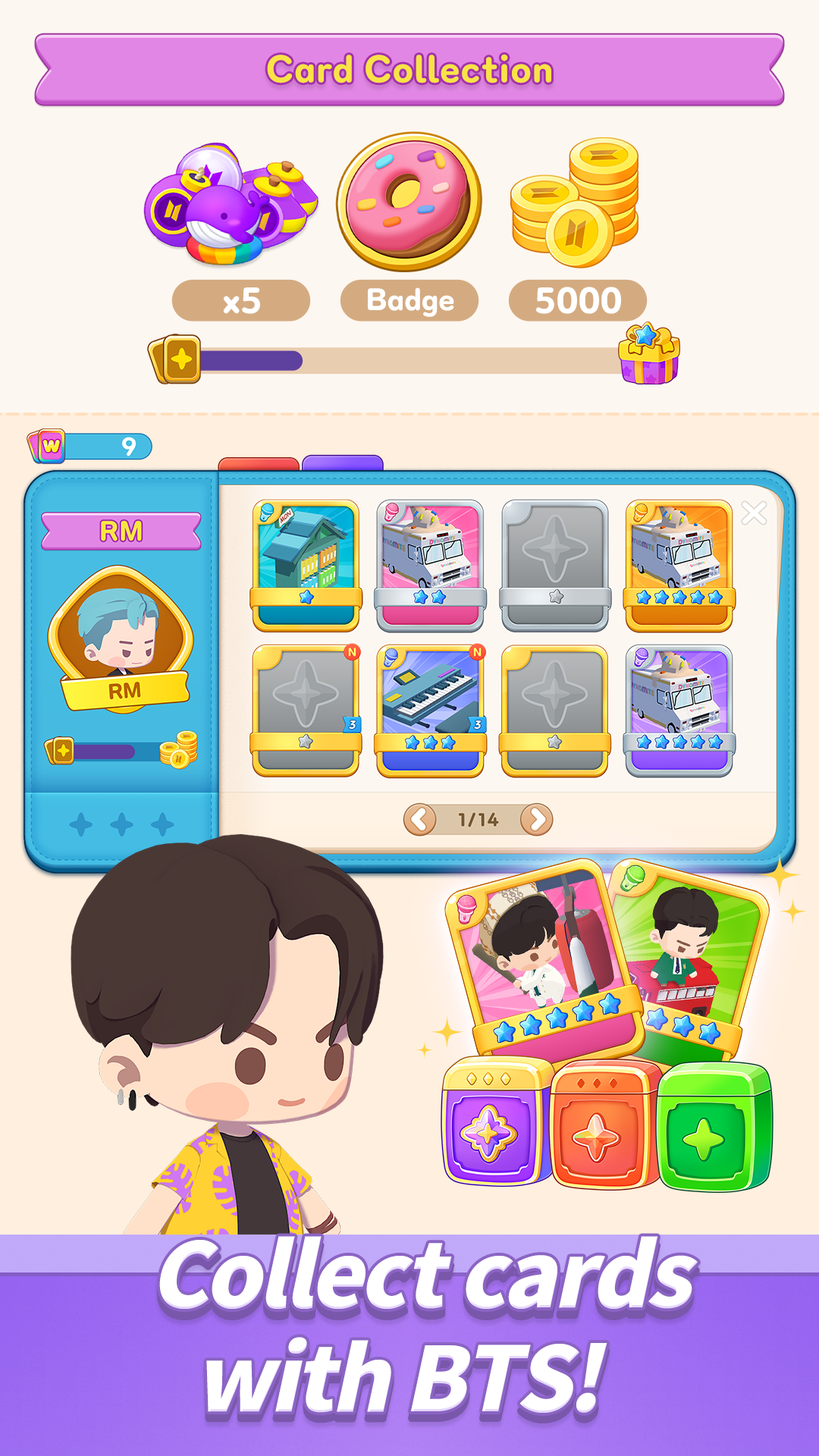 اسکرین شات 1 بازی BTS Island: In the SEOM Puzzle