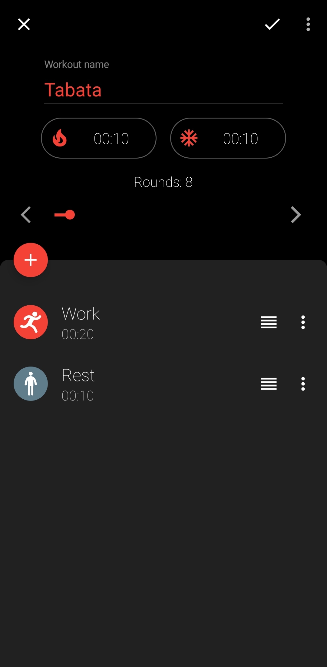 اسکرین شات 5 برنامه Workout Timer - HIIT Tabata