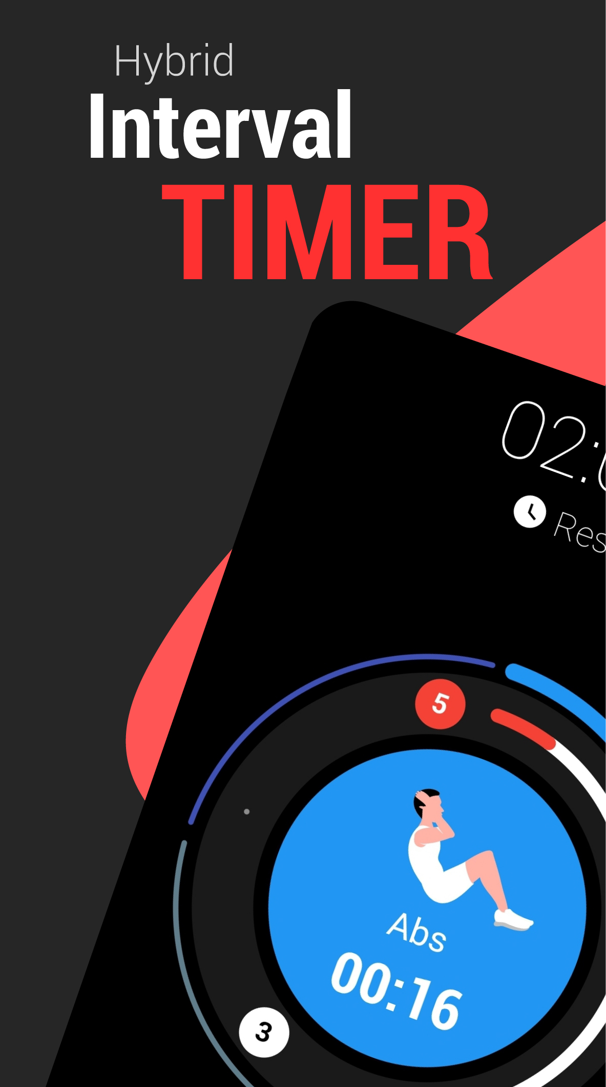 اسکرین شات 1 برنامه Workout Timer - HIIT Tabata