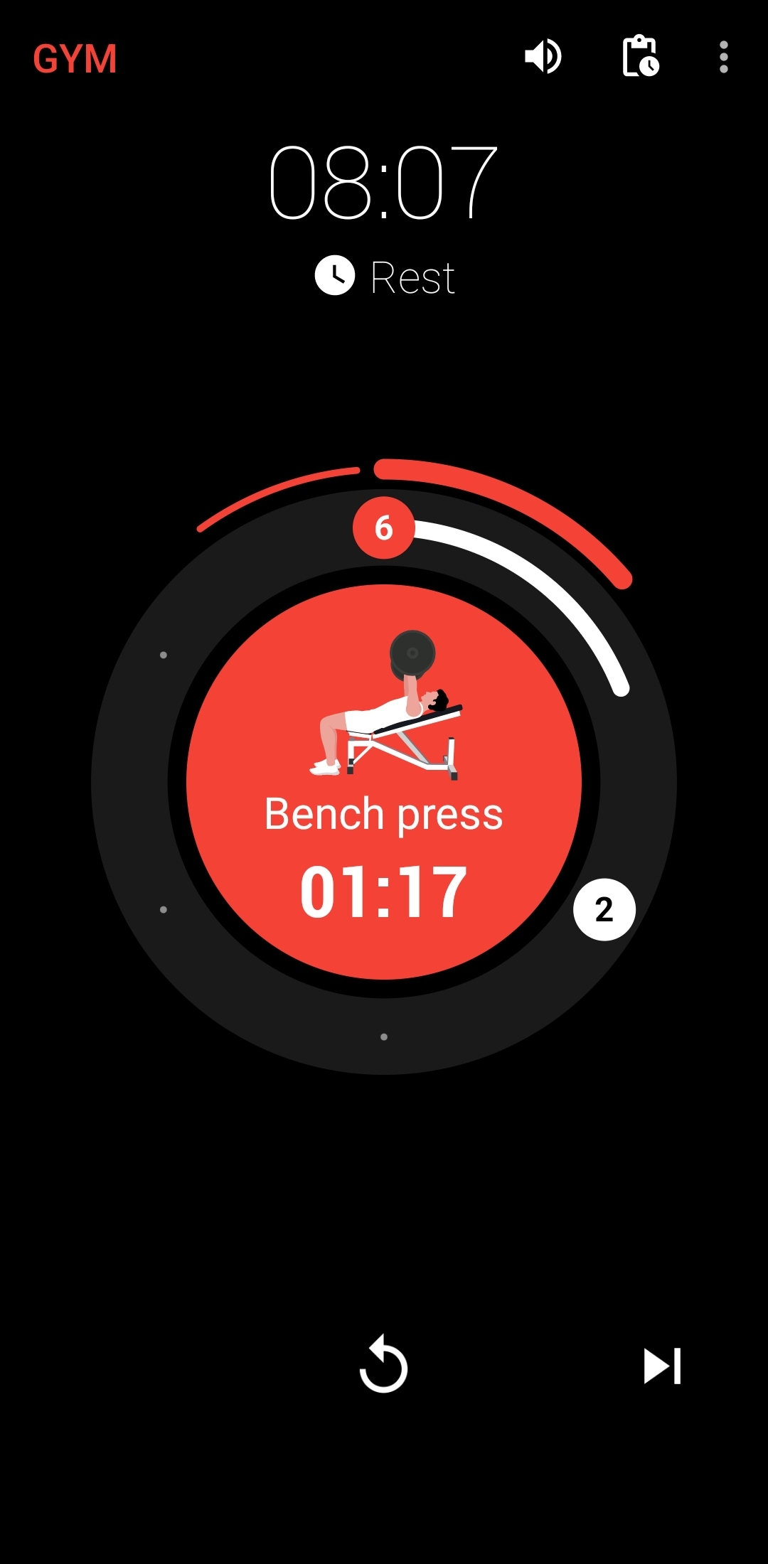 اسکرین شات 3 برنامه Workout Timer - HIIT Tabata