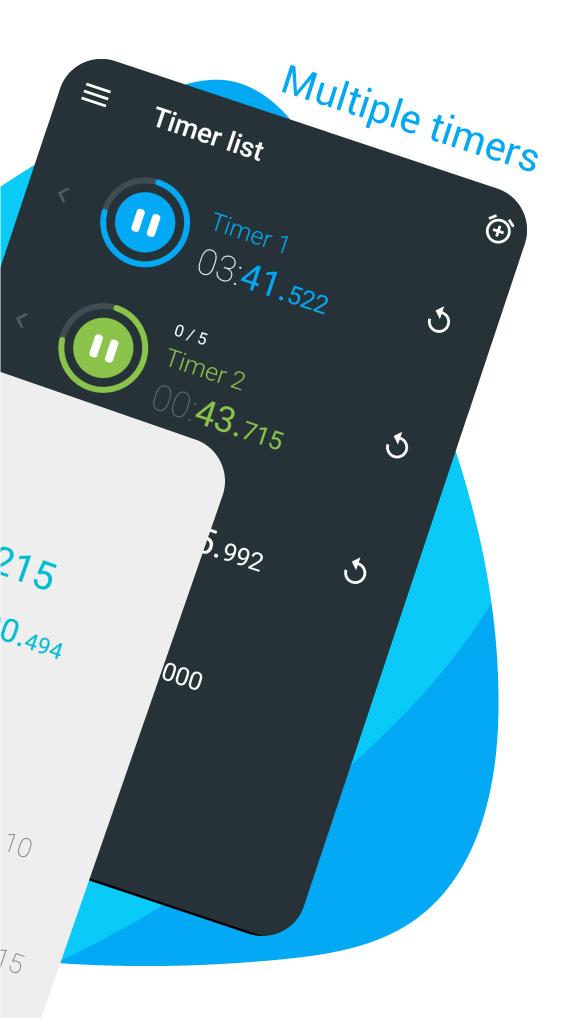 اسکرین شات 2 برنامه Stopwatch Timer
