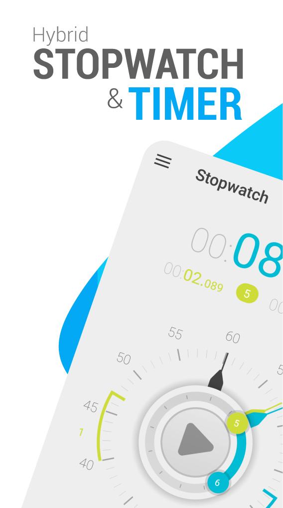 اسکرین شات 1 برنامه Stopwatch Timer