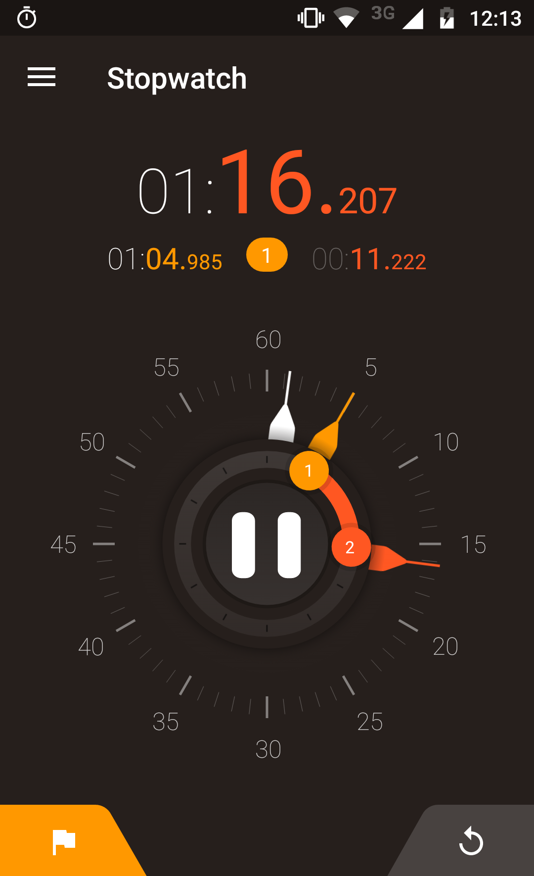 اسکرین شات 5 برنامه Stopwatch Timer