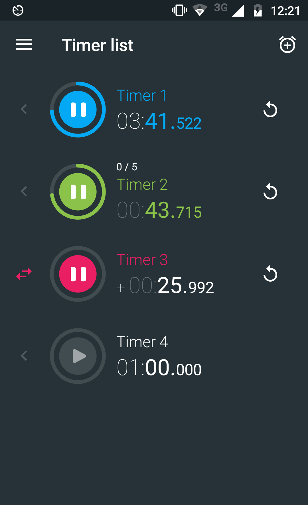 اسکرین شات 6 برنامه Stopwatch Timer