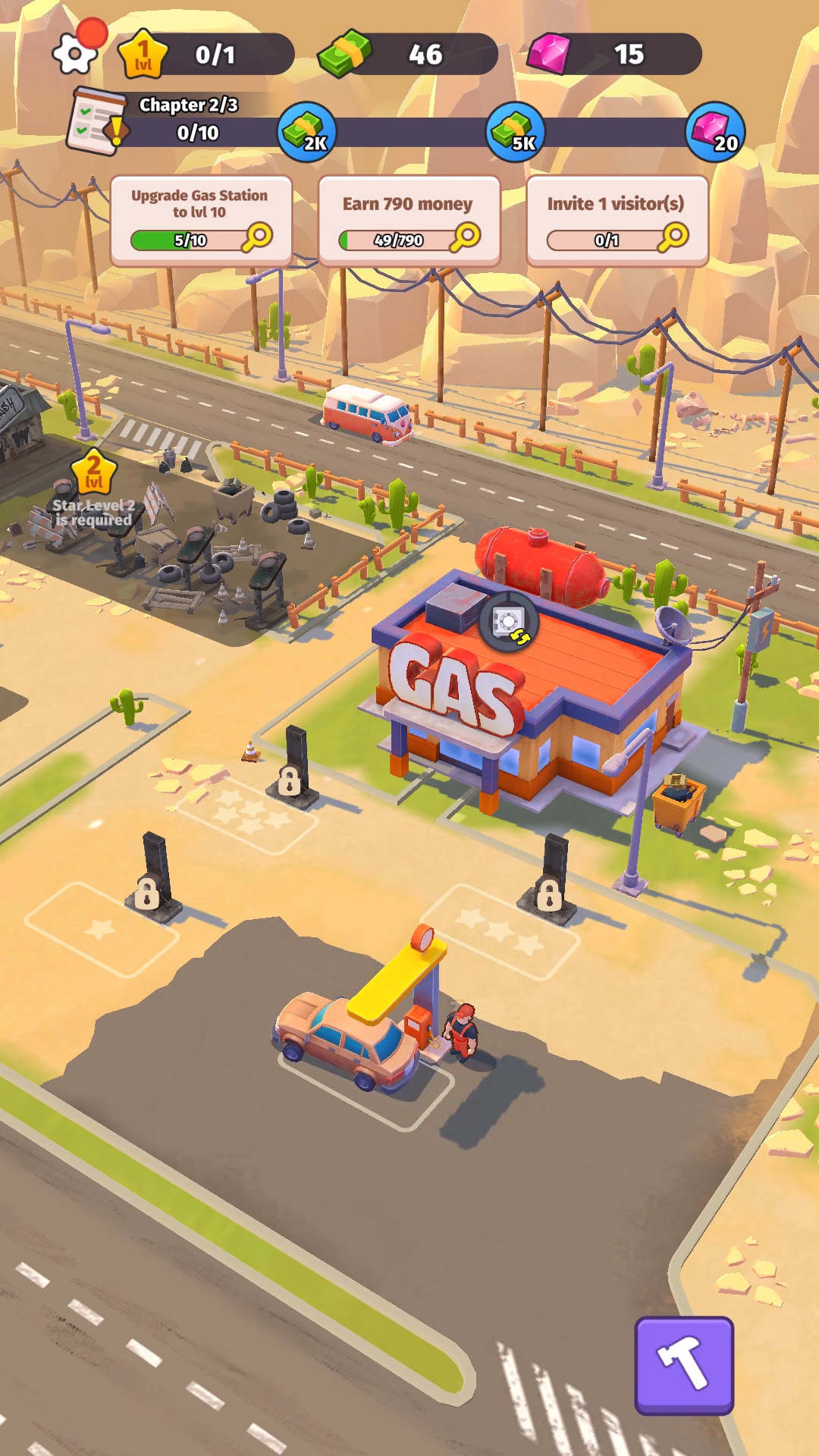 اسکرین شات 3 بازی Roadside Empire: Idle Tycoon