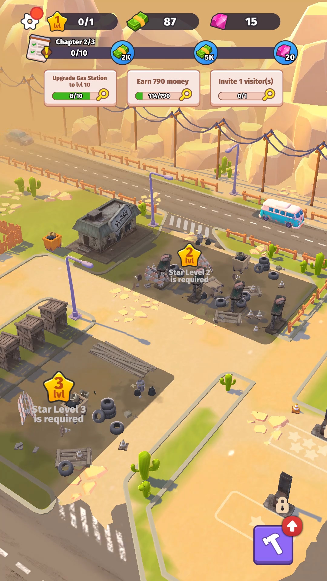 اسکرین شات 5 بازی Roadside Empire: Idle Tycoon