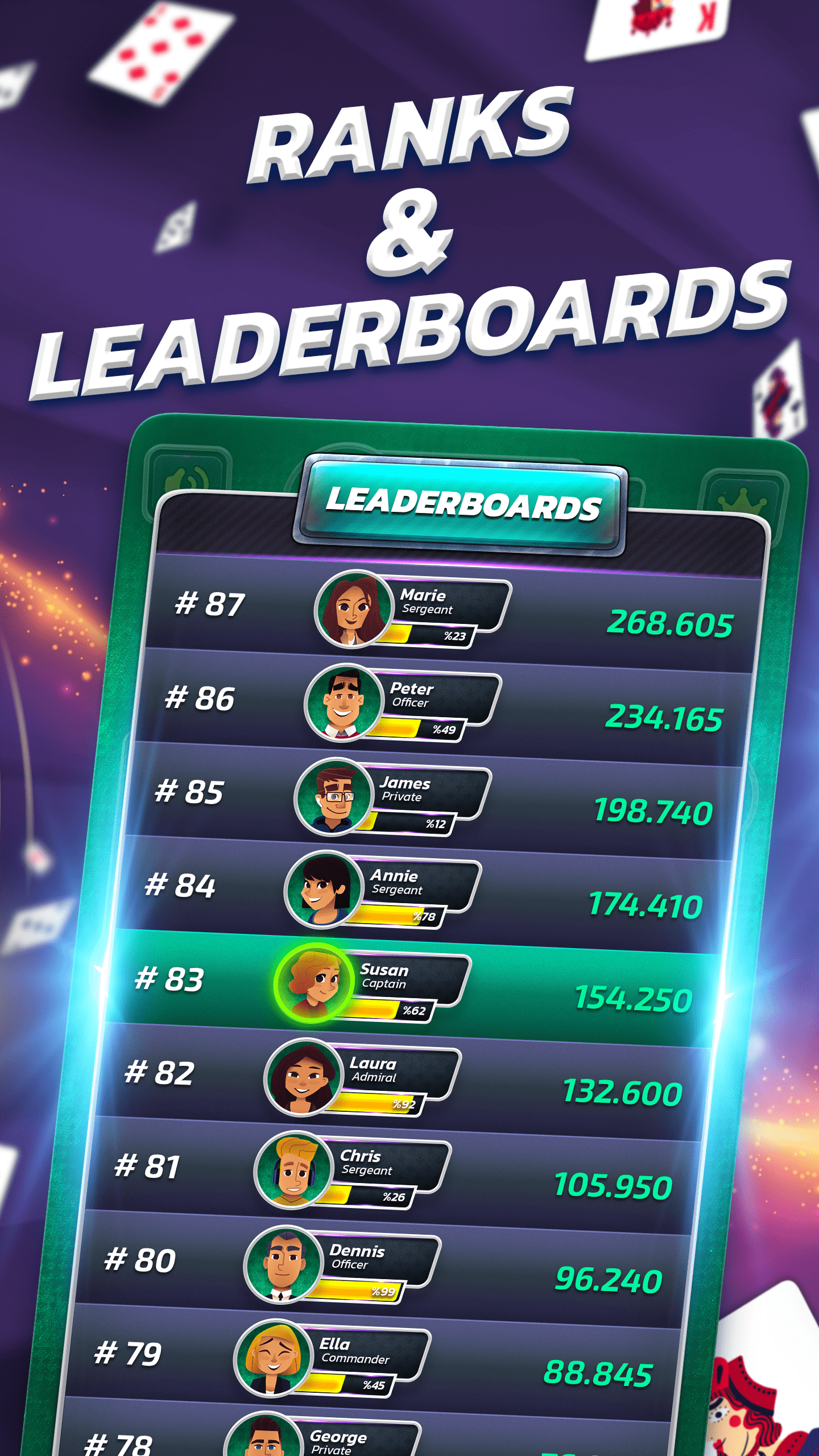 اسکرین شات 3 بازی Spades