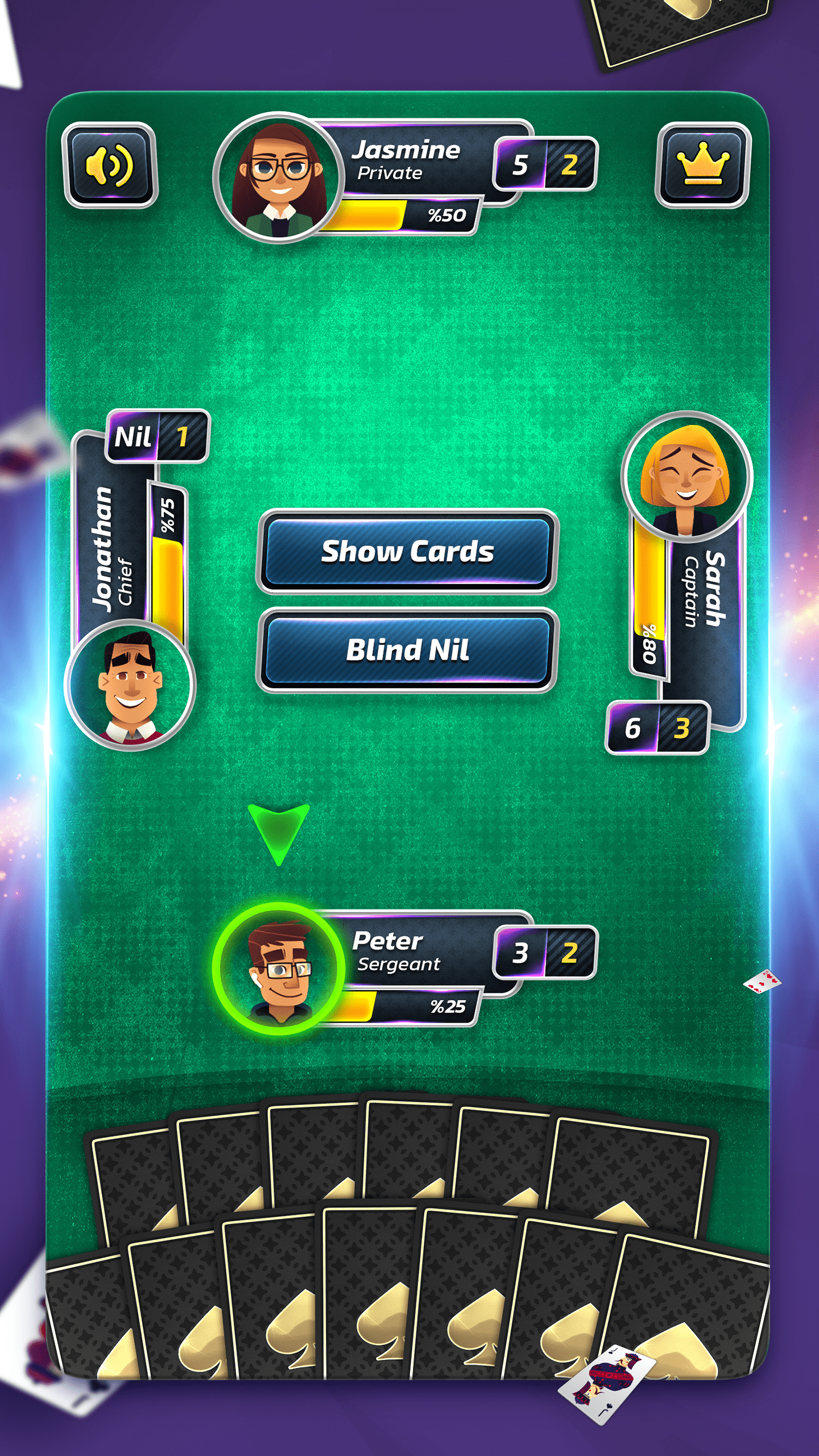اسکرین شات 5 بازی Spades