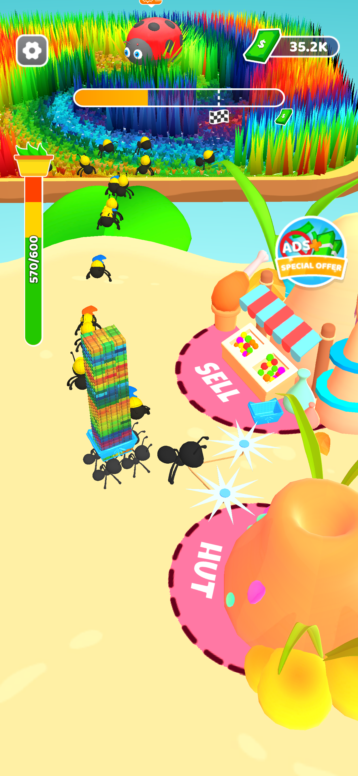 اسکرین شات 5 بازی Ant Master - Grass Cutter