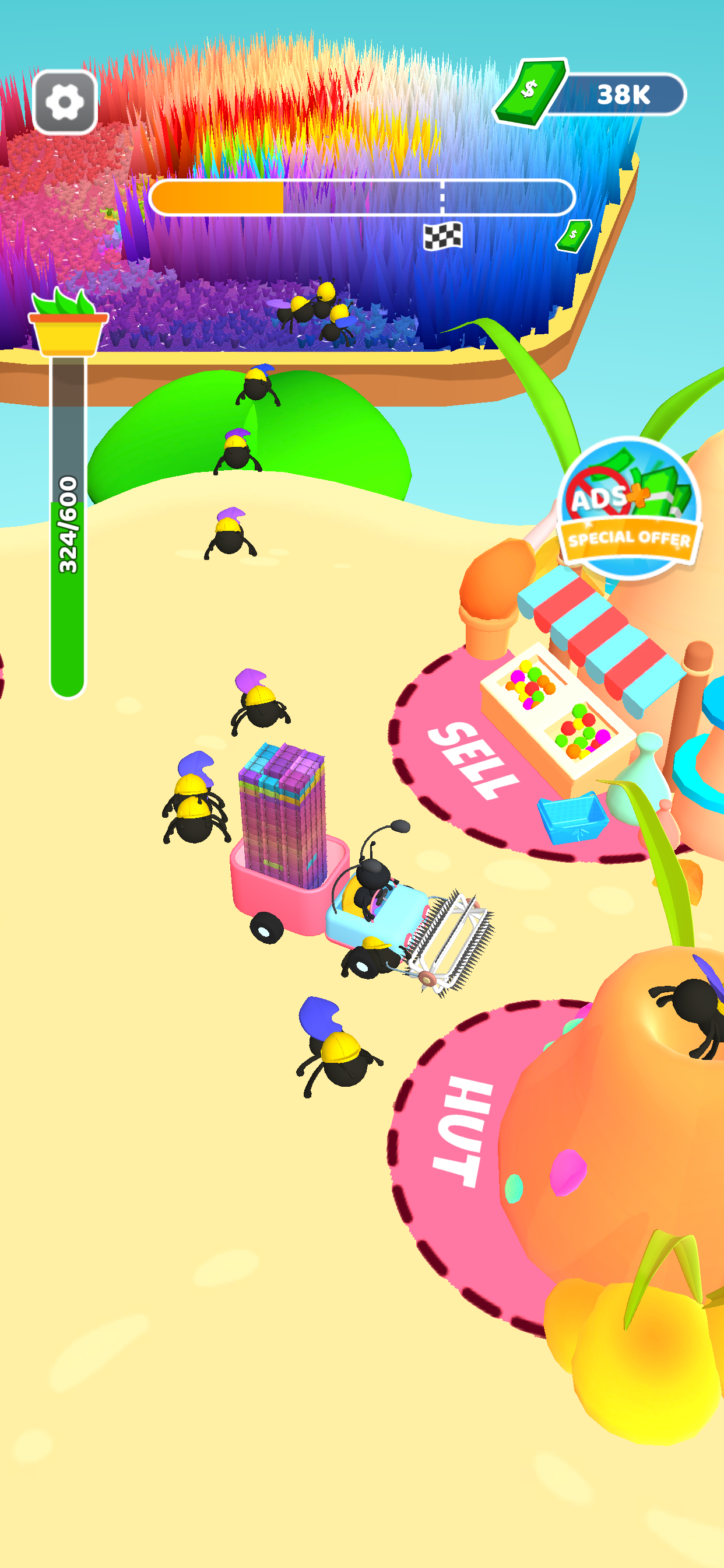 اسکرین شات 3 بازی Ant Master - Grass Cutter