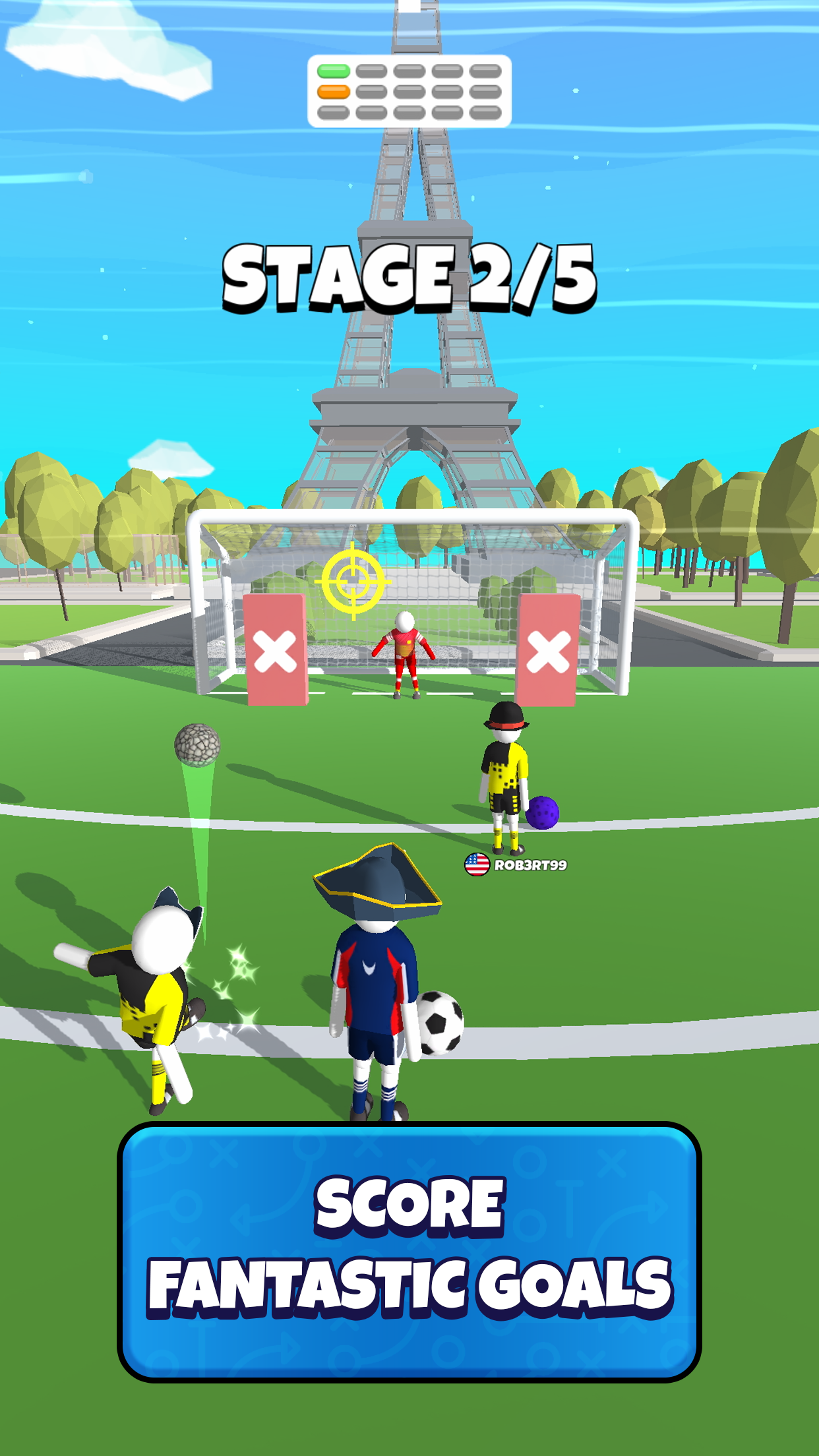 اسکرین شات 4 بازی Goal Party - Soccer Freekick