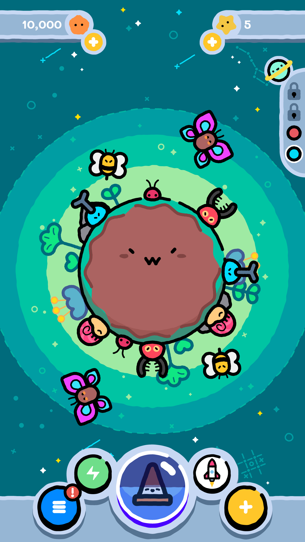 اسکرین شات 3 بازی Idle Pocket Planet