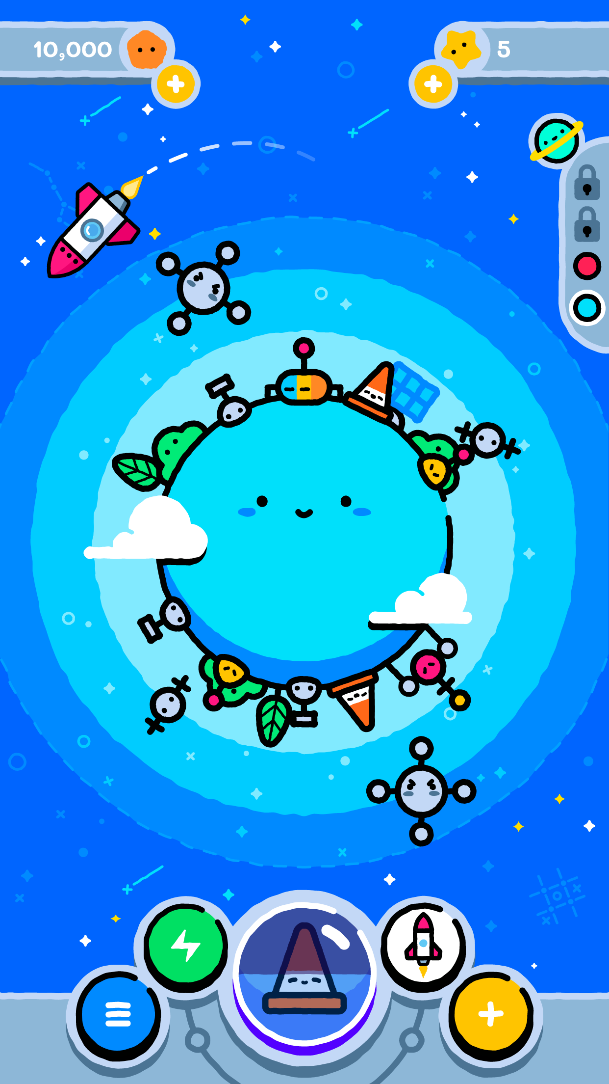 اسکرین شات 8 بازی Idle Pocket Planet