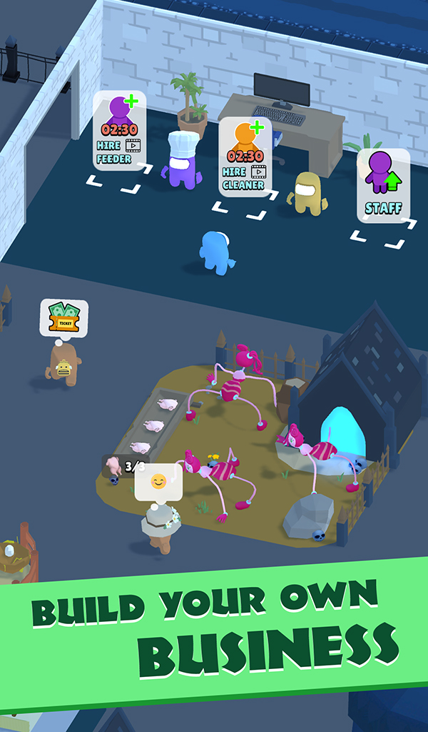 اسکرین شات 2 بازی My Scary Zoo: Monster Tycoon