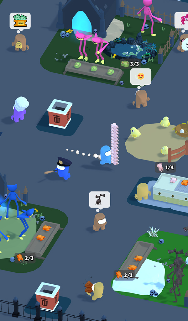 اسکرین شات 7 بازی My Scary Zoo: Monster Tycoon