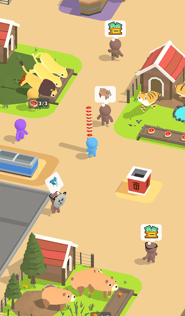 اسکرین شات 5 بازی My Mini Zoo: Animal Tycoon