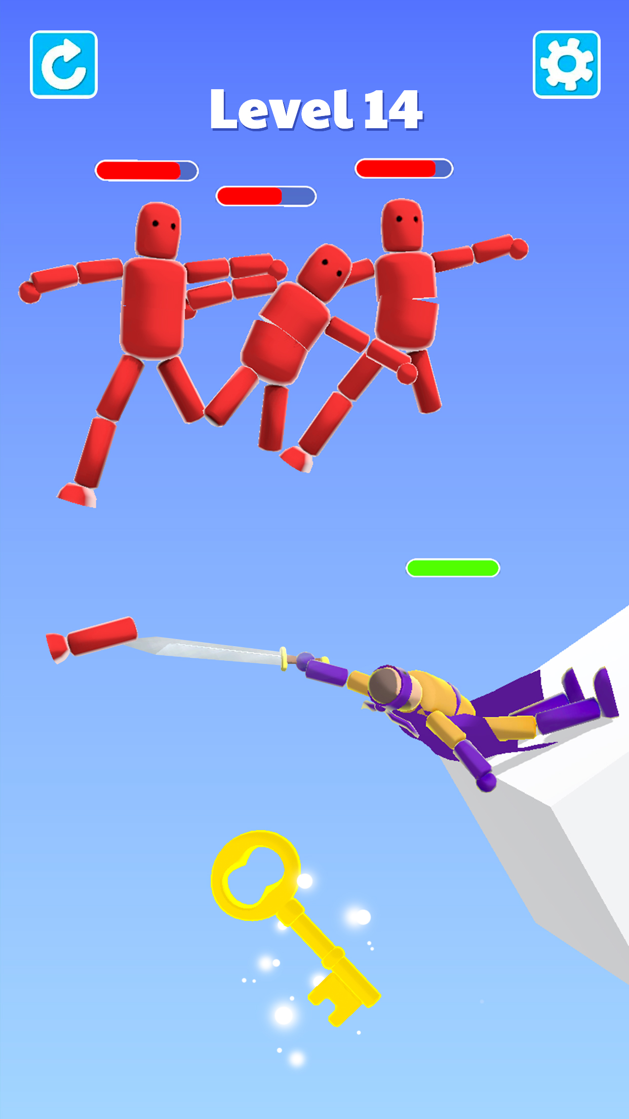 اسکرین شات 3 بازی Ragdoll ninja: Imposter hero