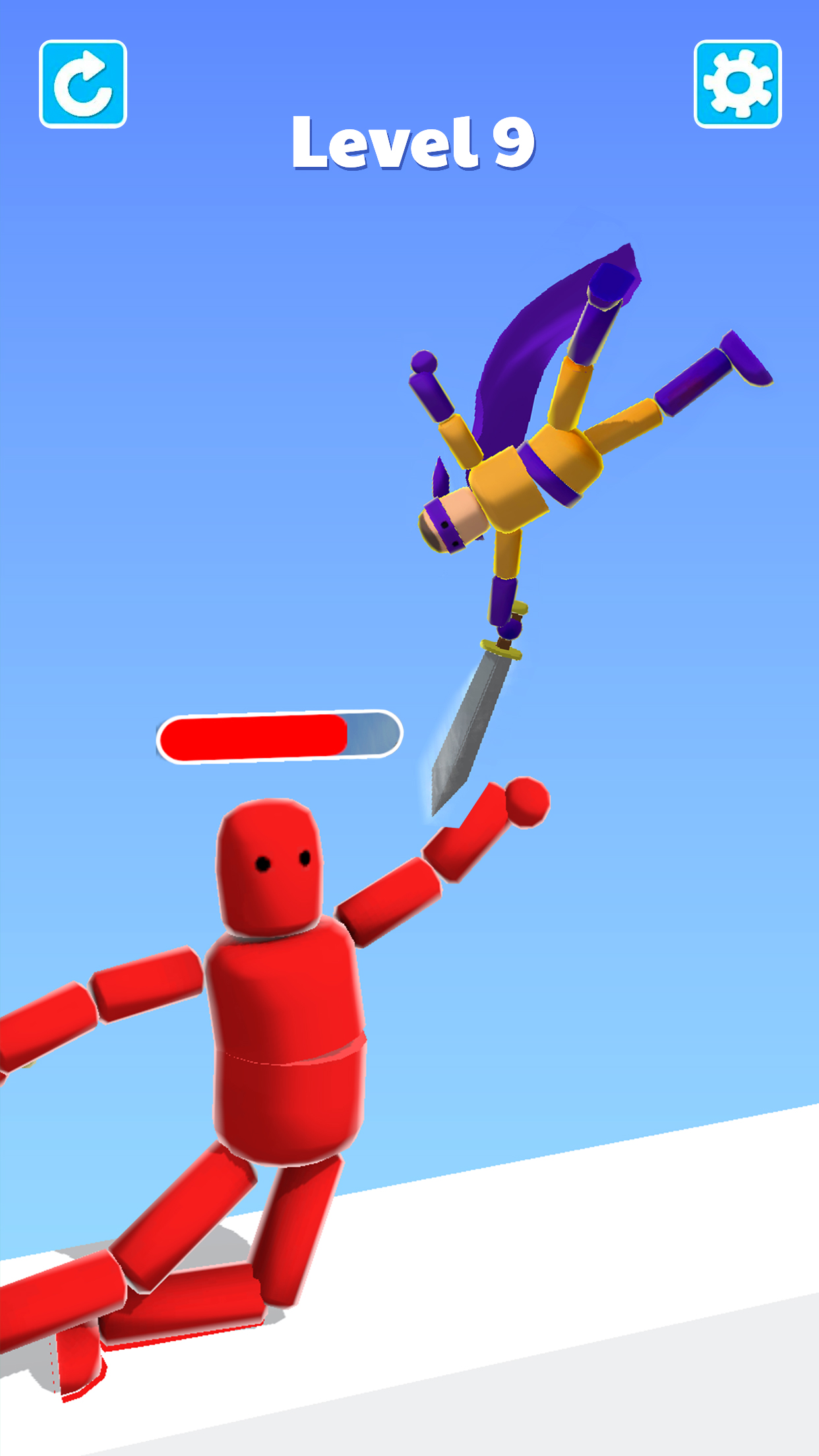 اسکرین شات 1 بازی Ragdoll ninja: Imposter hero
