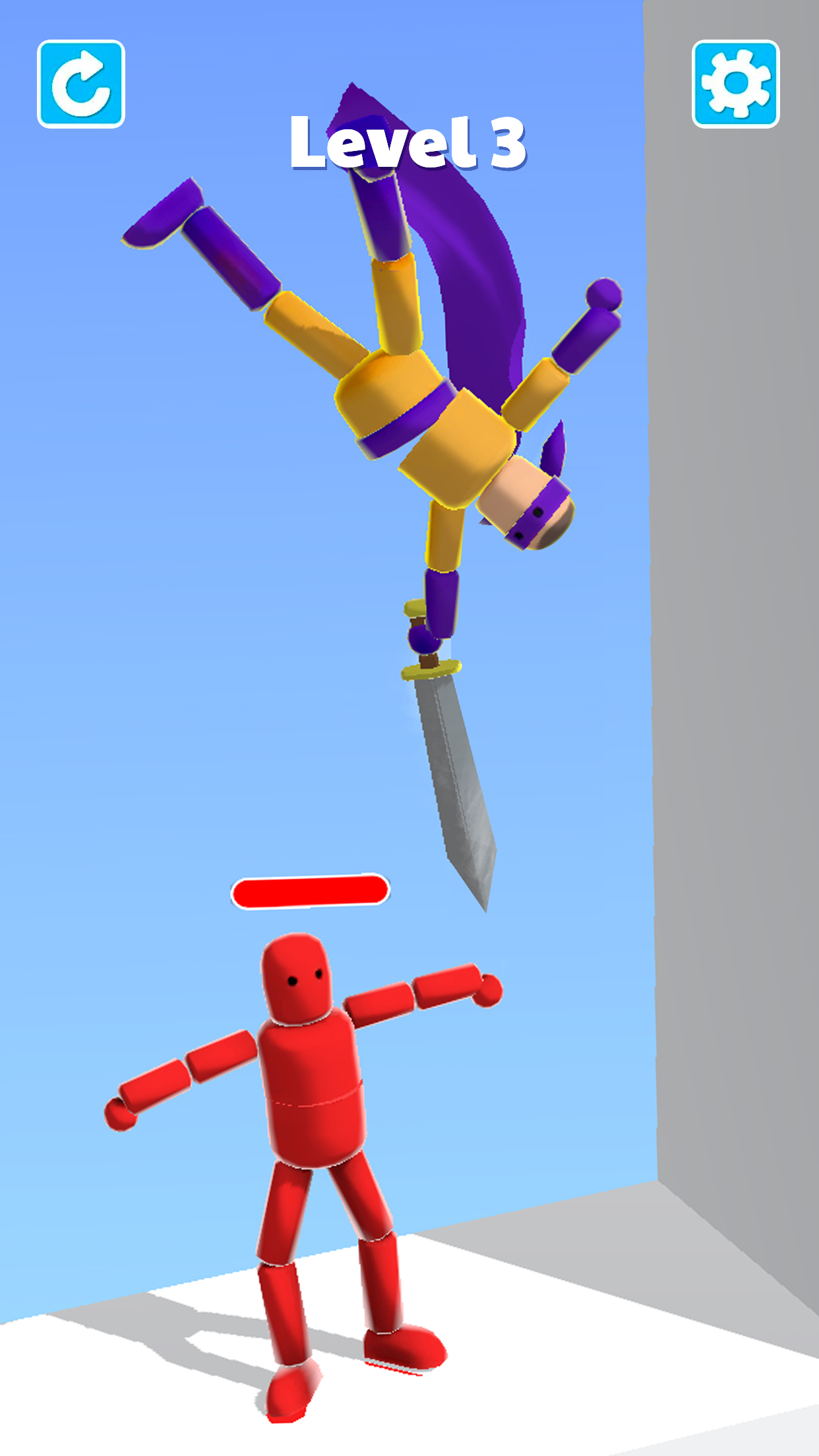 اسکرین شات 4 بازی Ragdoll ninja: Imposter hero