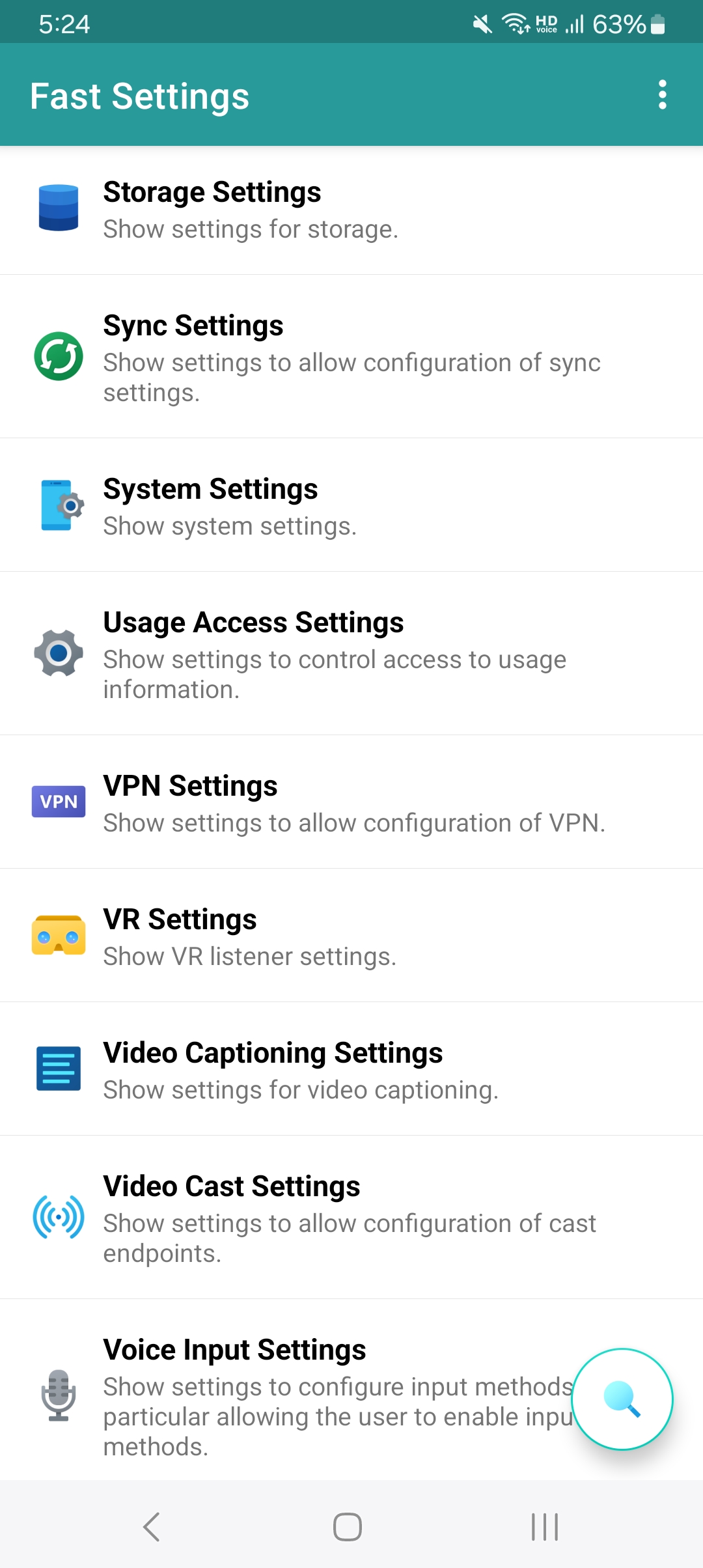 اسکرین شات 7 برنامه Fast Settings