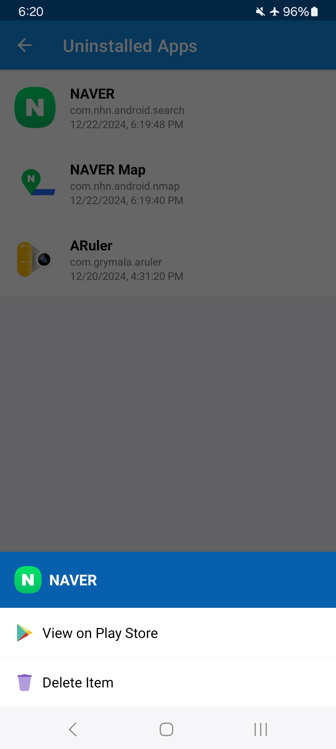 اسکرین شات 4 برنامه My Apps - App Manager