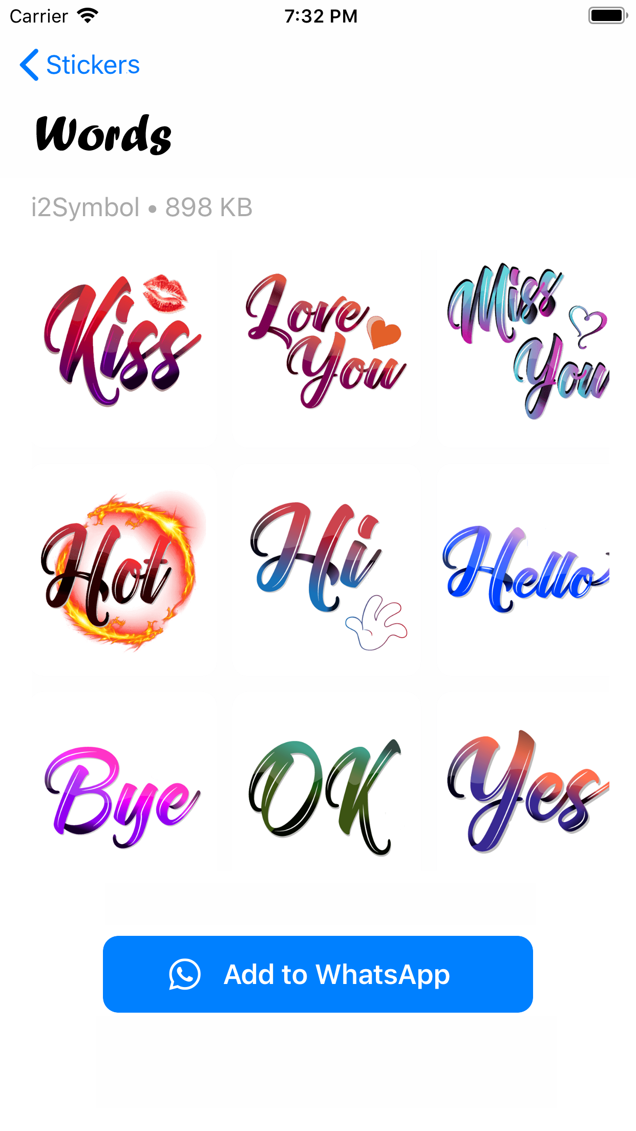 اسکرین شات 3 برنامه i2Sticker WAStickerApps