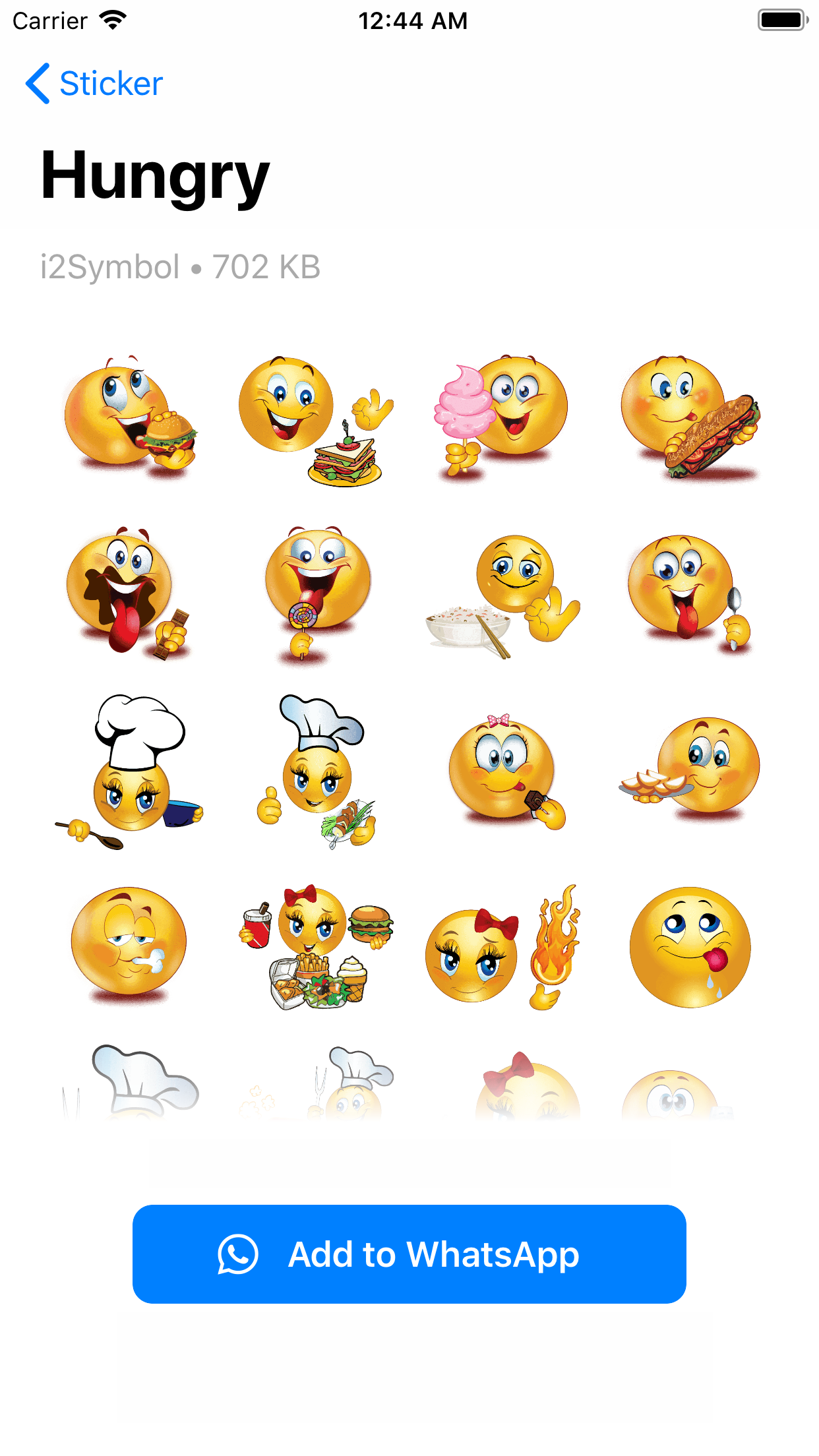 اسکرین شات 7 برنامه i2Sticker WAStickerApps