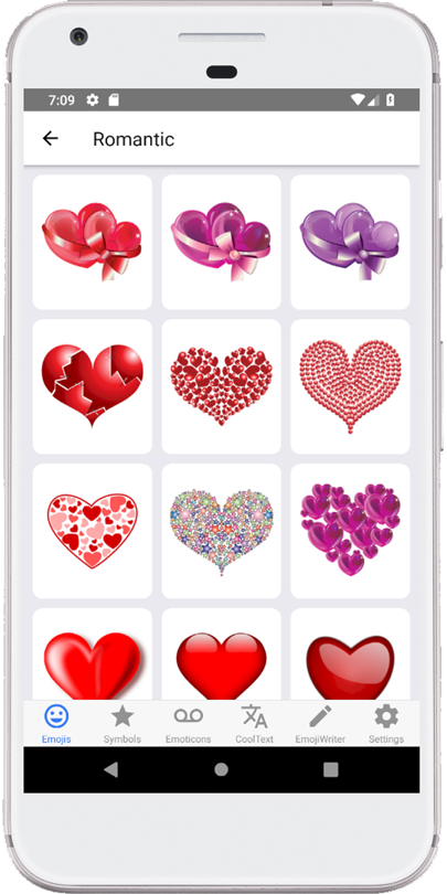 اسکرین شات 7 برنامه i2Symbol Emoji