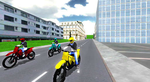 اسکرین شات 4 بازی City Bike Racing 3D