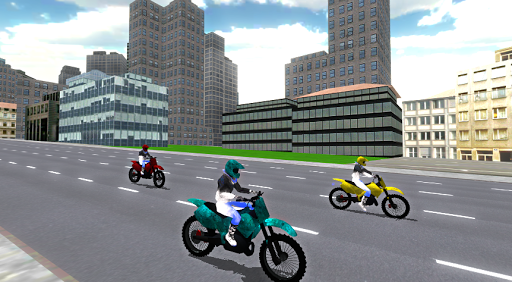 اسکرین شات 5 بازی City Bike Racing 3D