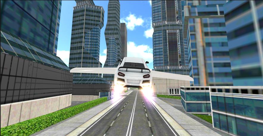 اسکرین شات 3 بازی Flying Car Sim