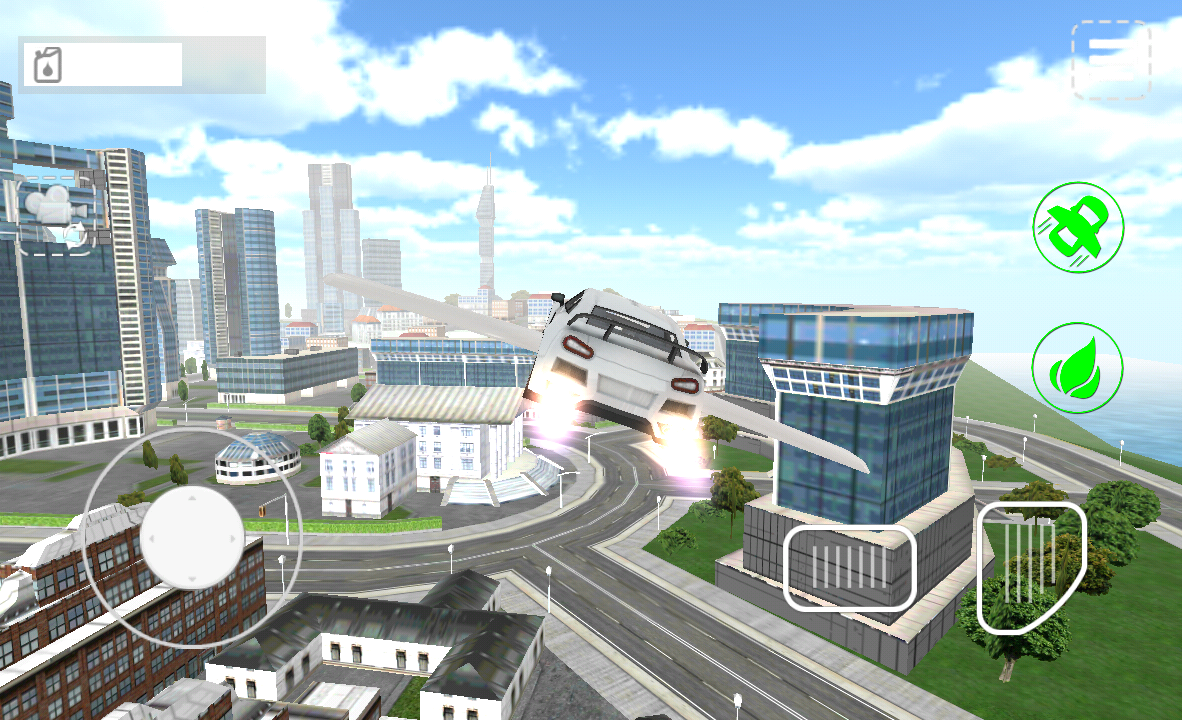 اسکرین شات 4 بازی Flying Car Sim