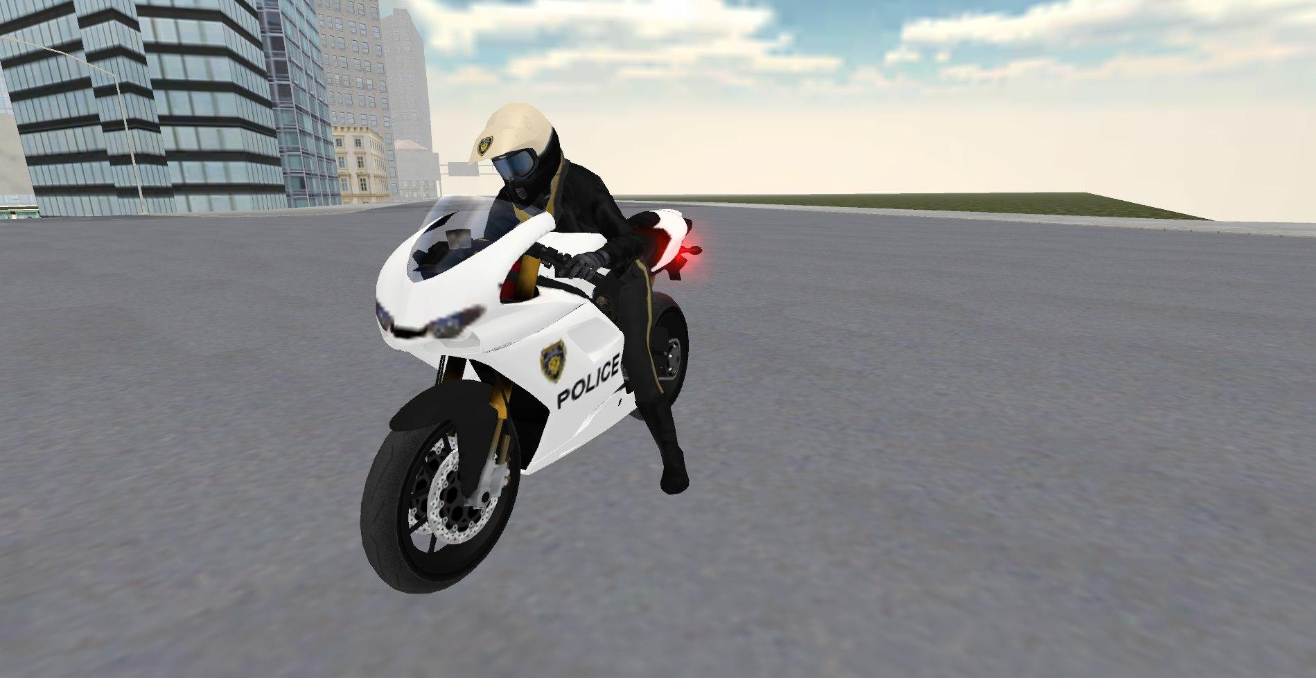 اسکرین شات 5 بازی Police Motorbike Simulator 3D