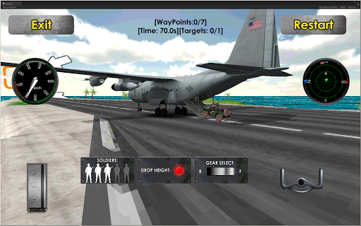 اسکرین شات 3 بازی Flight Sim: Transport Plane 3D
