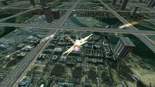 اسکرین شات 3 بازی Jet Plane Fighter City 3D