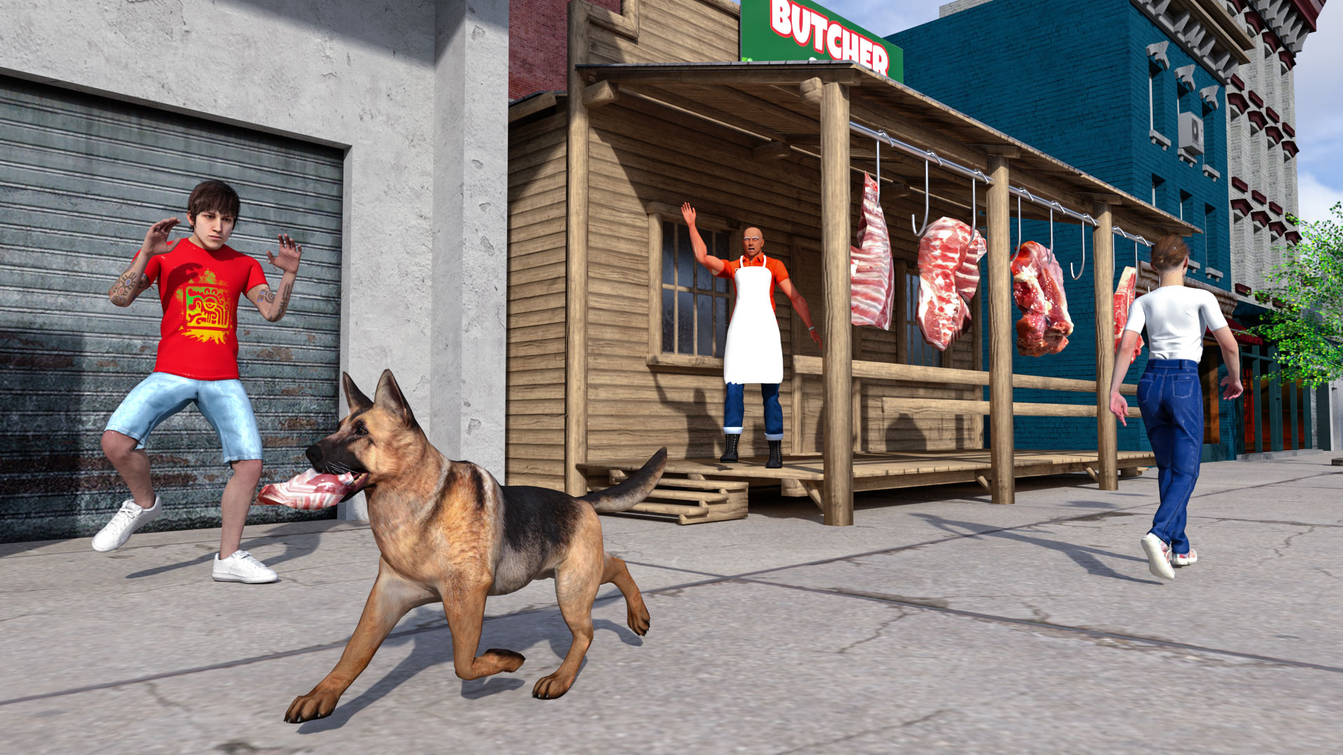 اسکرین شات 3 بازی Dog Simulator Pet Dog Games