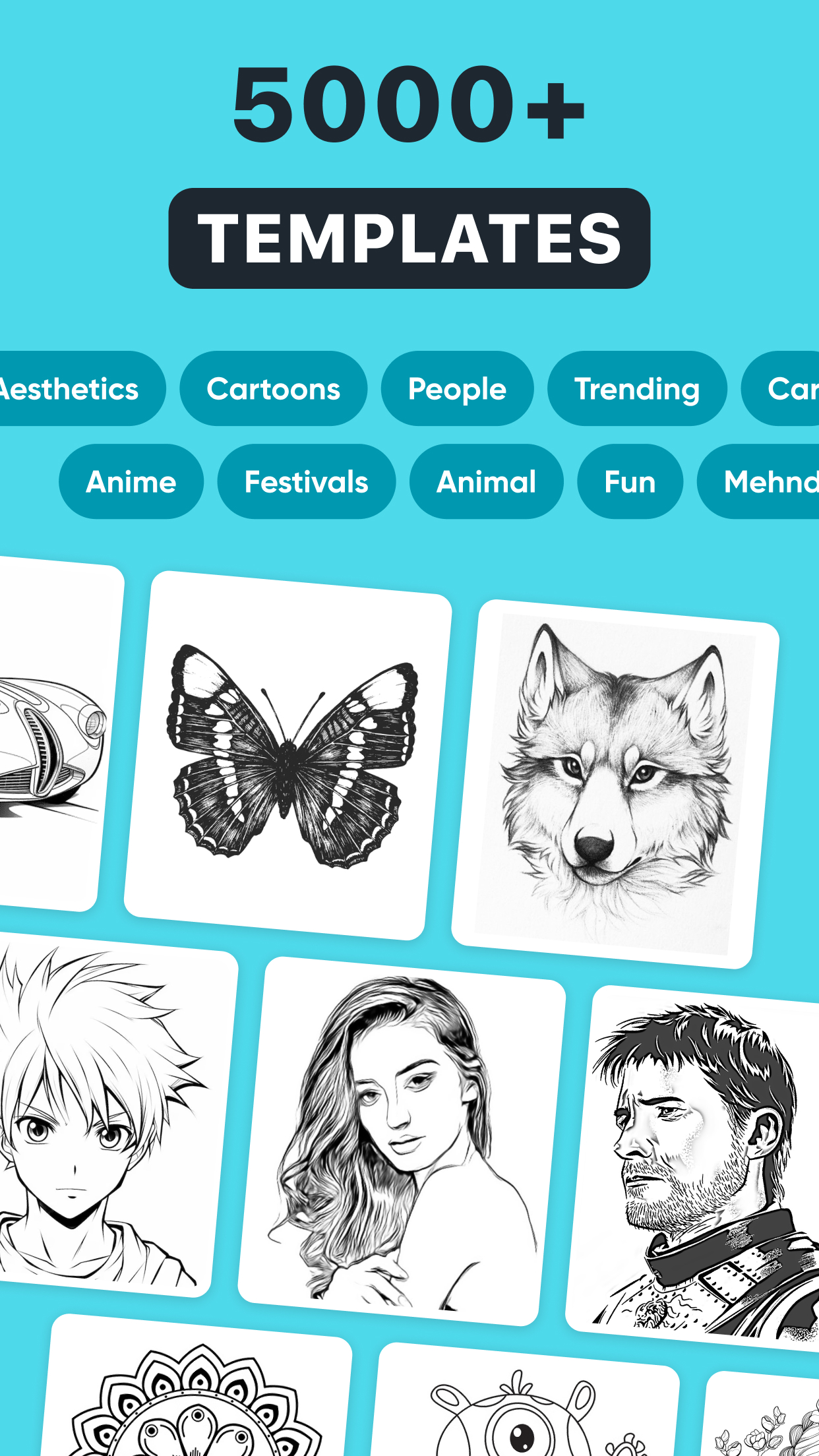 اسکرین شات 2 برنامه AR Drawing : Trace Anything