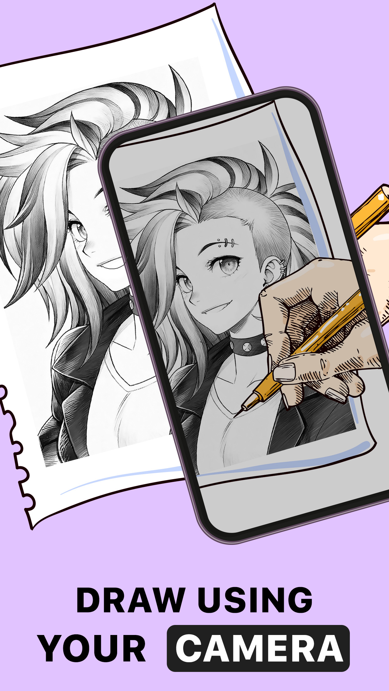 اسکرین شات 1 برنامه AR Drawing : Trace Anything
