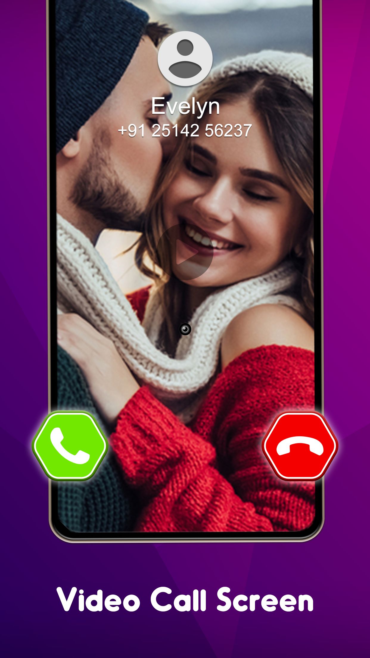 اسکرین شات 4 برنامه Call Screen: Color Call Themes