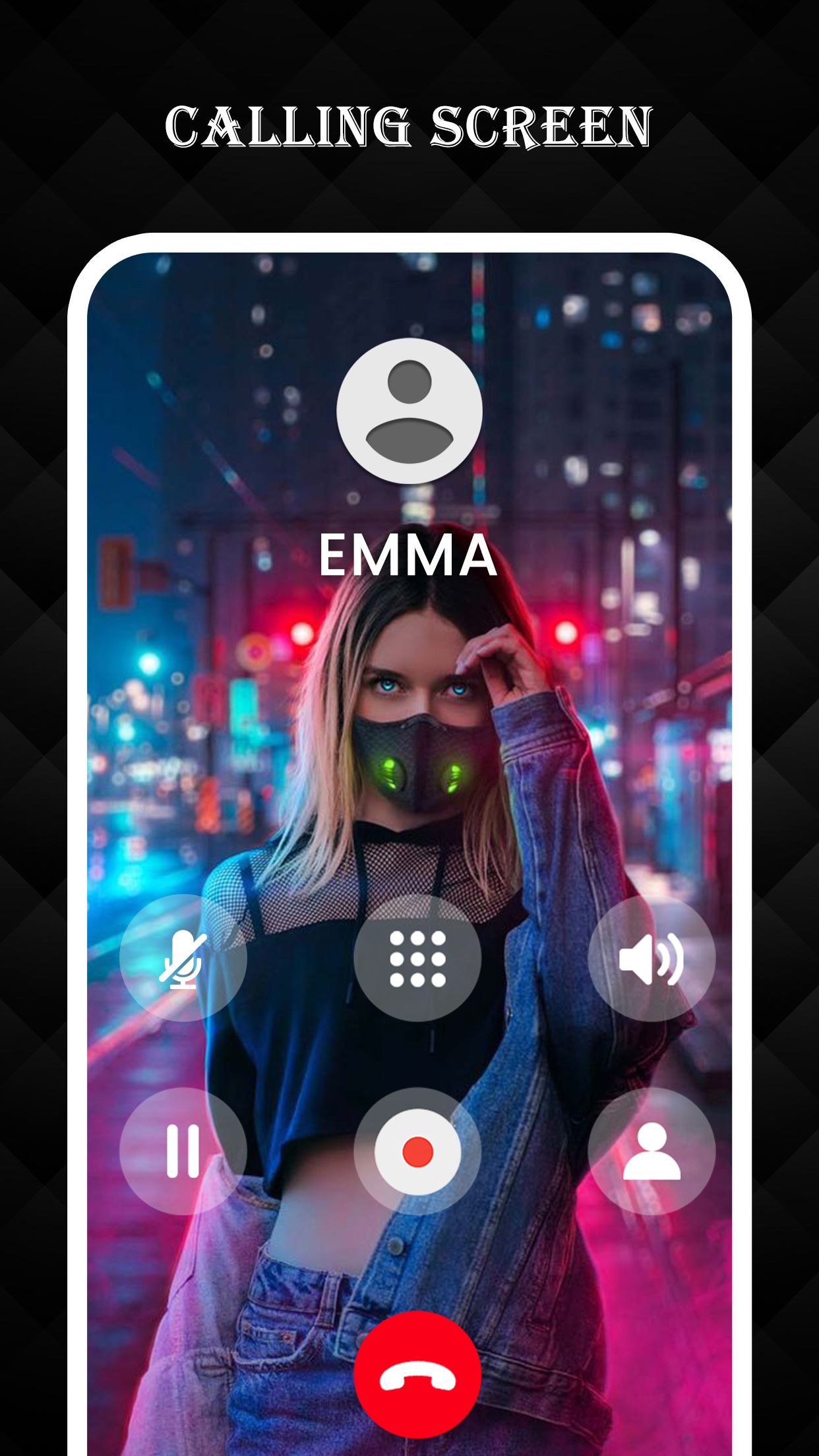 اسکرین شات 3 برنامه Photo Caller Screen - Dialer