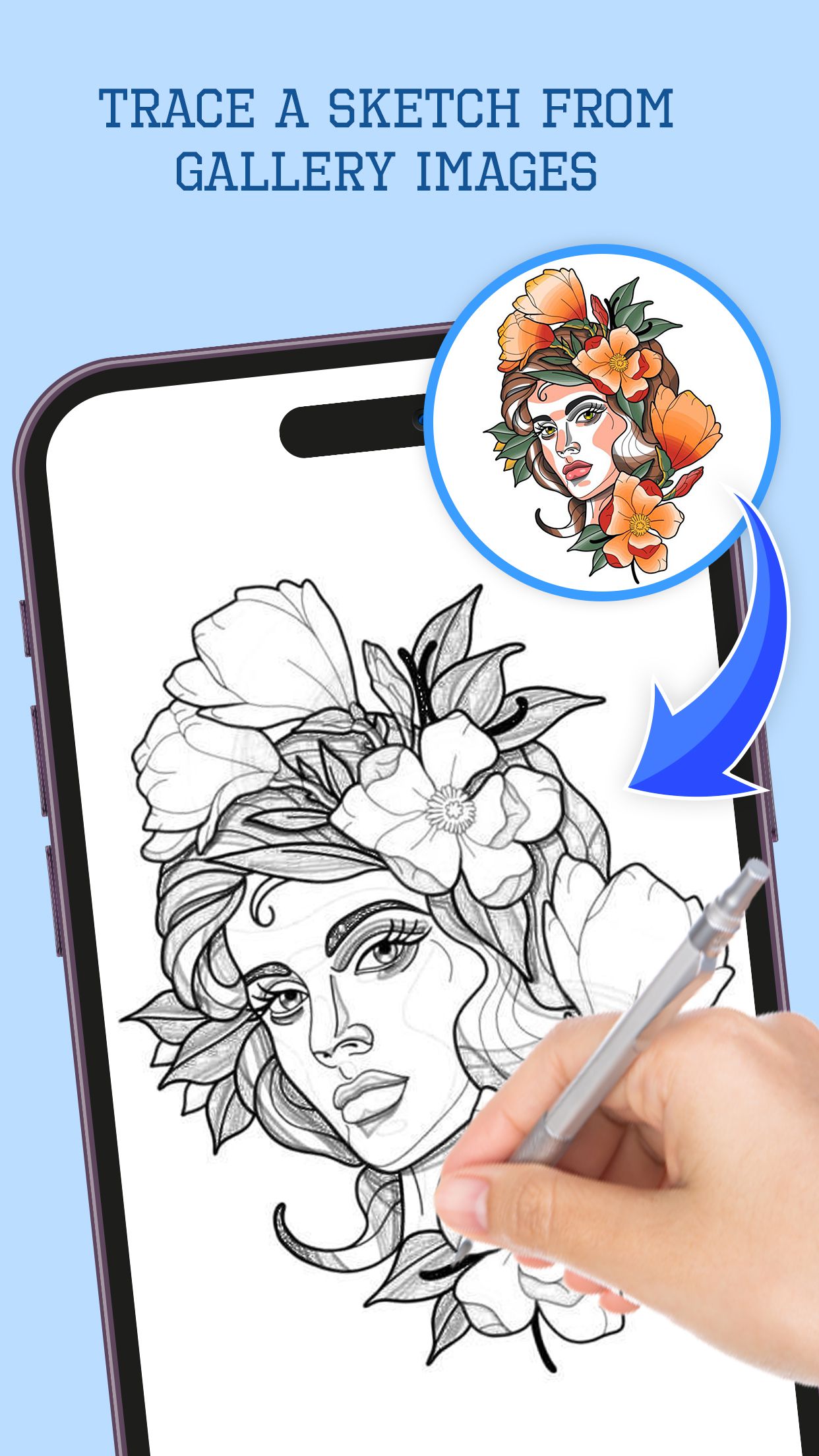 اسکرین شات 3 برنامه Papercopy: Tracer & AR Drawing
