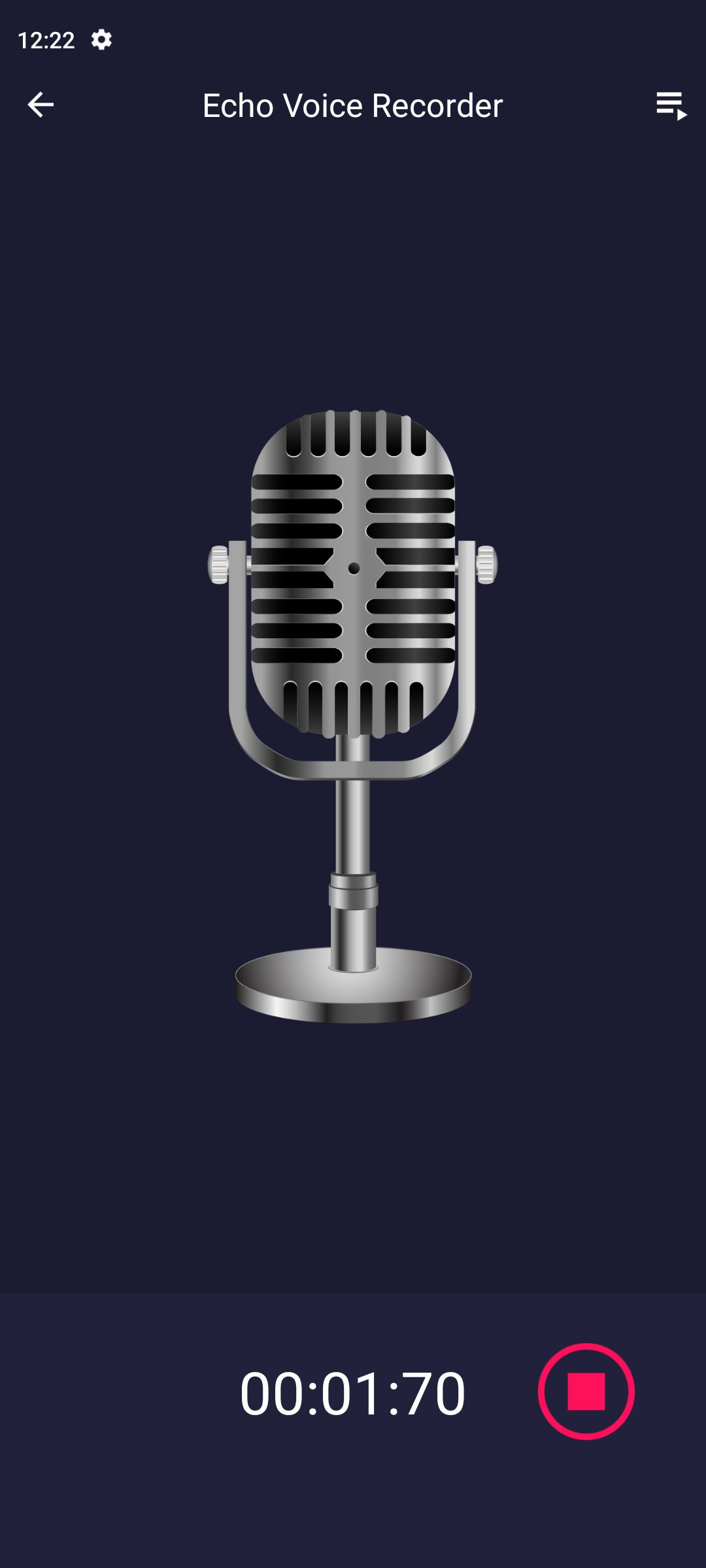 اسکرین شات 3 برنامه Echo Voice Recorder